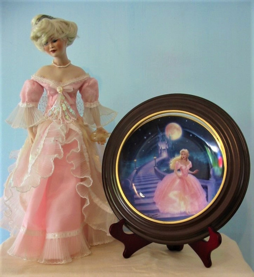 Treasury Collection Cinderella Doll Treasury Collection and Franklin Mint Collectors Plate ...