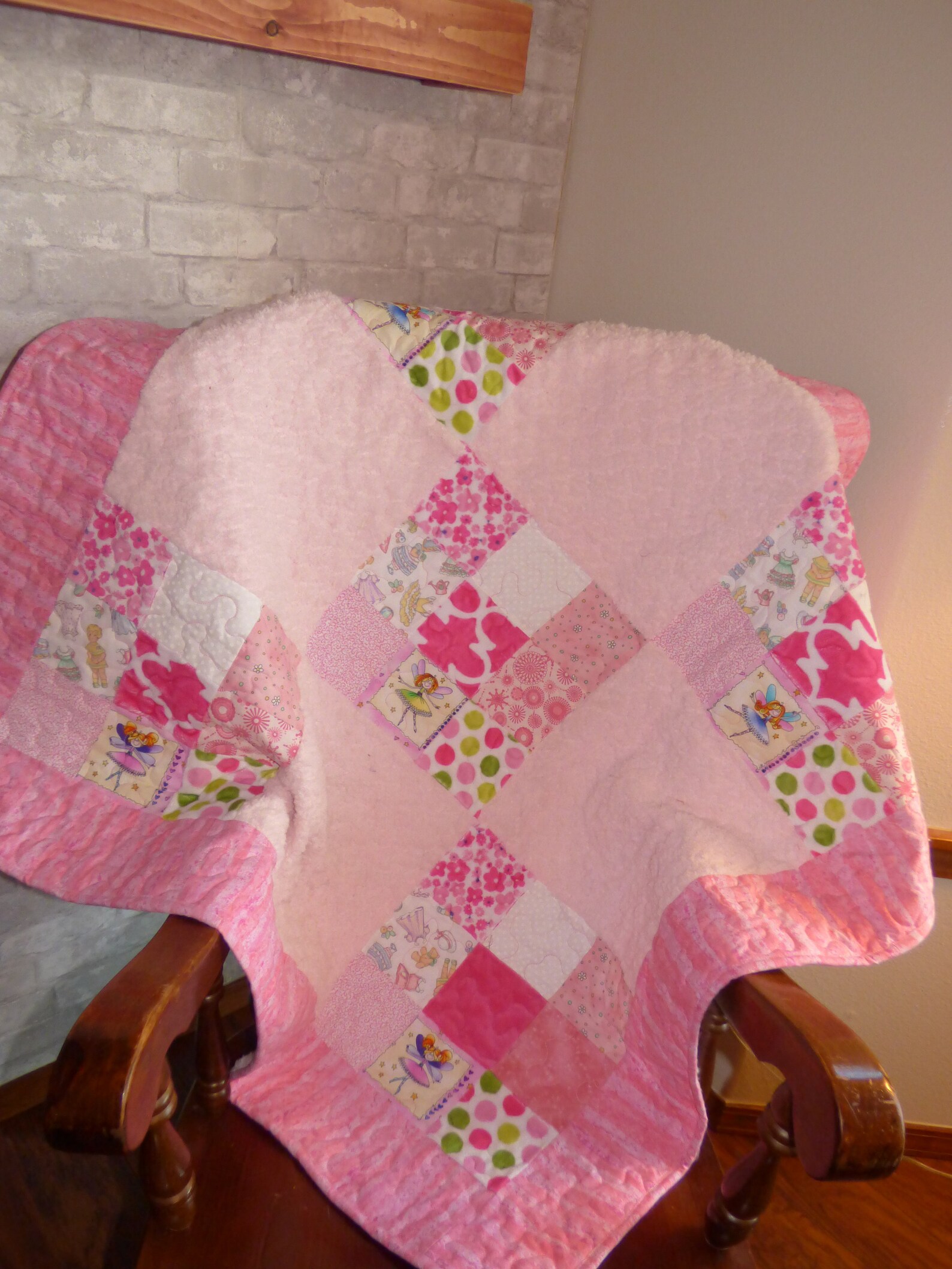 Pink Fairy Baby Blanket Etsy