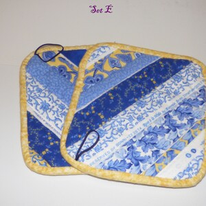 Hot Pads/mug rugs/trivate