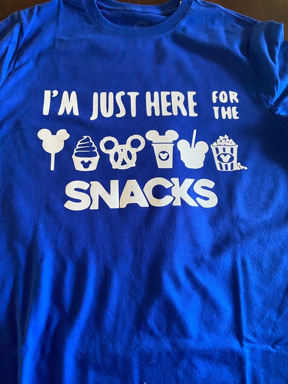 Disney Im Just Here for the Snacks Disney Vacation Shirt - Etsy