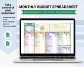 Couples Monthly Budget Excel Spreadsheet – Expense Tracker (Digital Download)