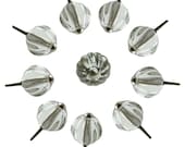 Clear Melon Glass Knobs Set Of 10 Decorative Handle For Drawer Cabinet Window Bedroom Cupboard Kitchen Drawer Cabinet Pull By Perilla Home