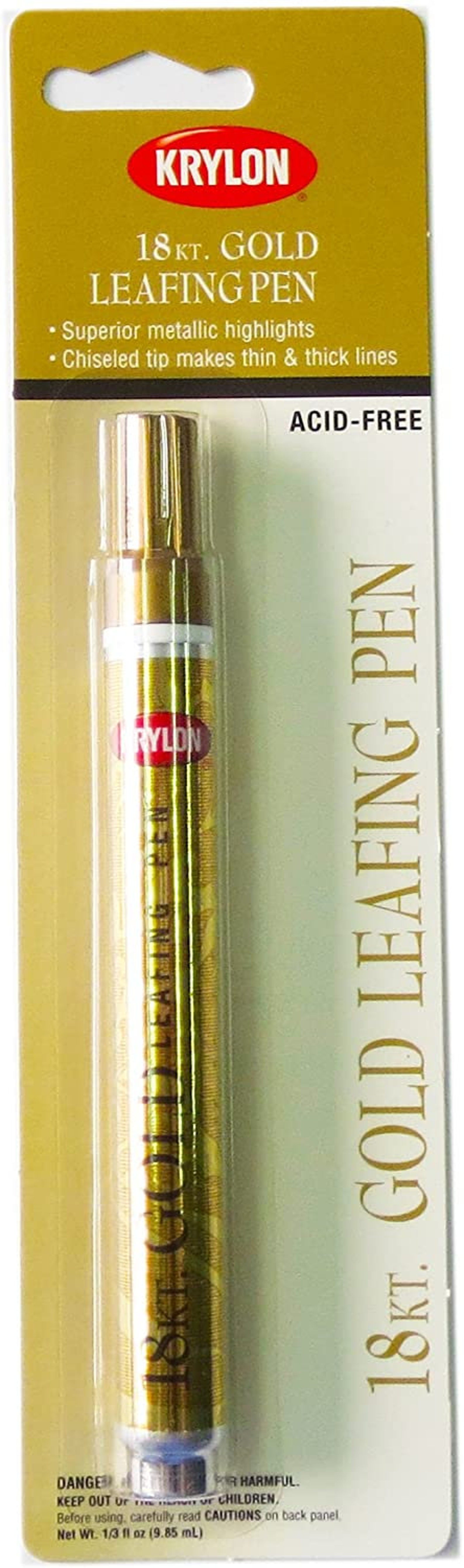 Krylon 18 Kt Gold Leafing Pen Marker Provides Beautiful Etsy