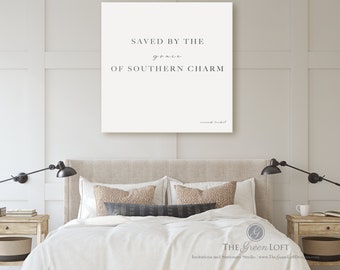 Southern Charm Canvas Wall Art: Miranda Lambert Lyric Print
