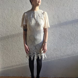 Vintage White Lace Dress