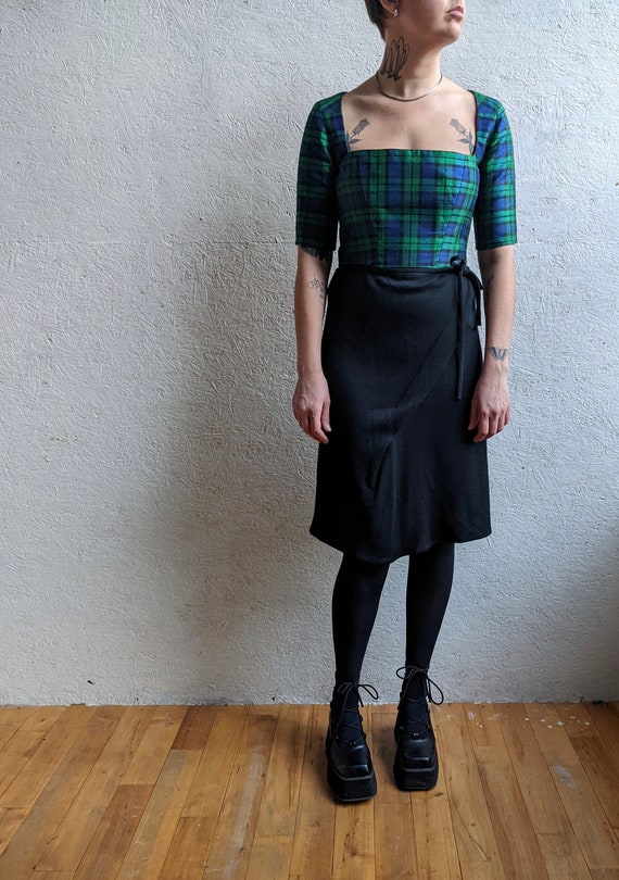 Maison Margiela Black Wool Wrap Skirt - image 3