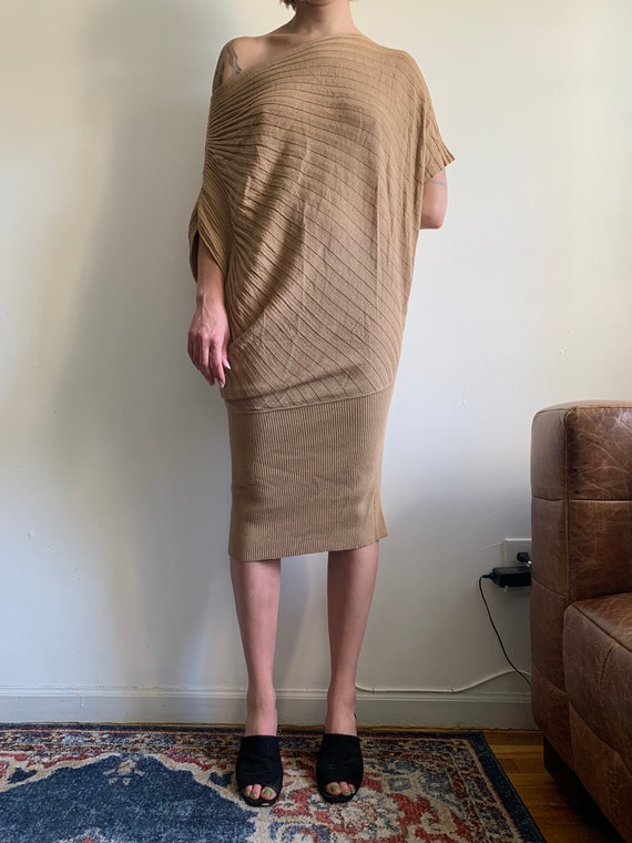 dolman sleeve sweater dress