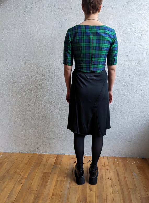 Maison Margiela Black Wool Wrap Skirt - image 4