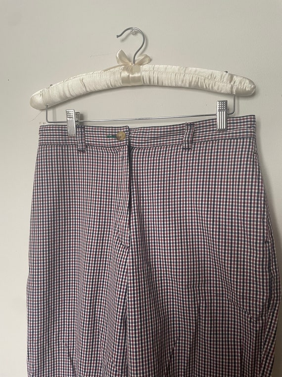 Vintage Tommy Hilfiger Plaid Pants Checkered Pant… - image 3