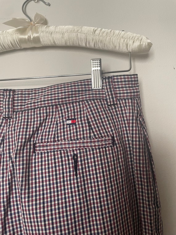 Vintage Tommy Hilfiger Plaid Pants Checkered Pant… - image 7