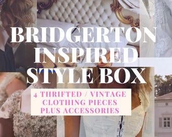Bridgerton Inspired Style Bundle Flower Lace Feminine Girly Period Custom Stylist Personal Styling Personal Box Cottagecore