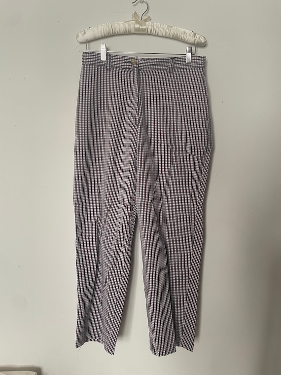 Vintage Tommy Hilfiger Plaid Pants Checkered Pant… - image 2