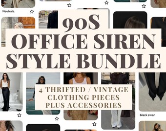 90s Office Siren Love Story CBK Inspired Mystery Style Bundle
