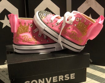 rose gold converse infant