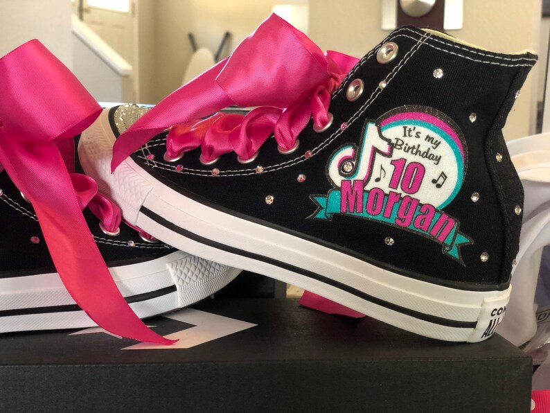 Tik Tok personalized bling Converse to match any outfitBaby | Etsy