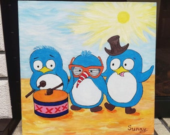 Lustige Pinguine