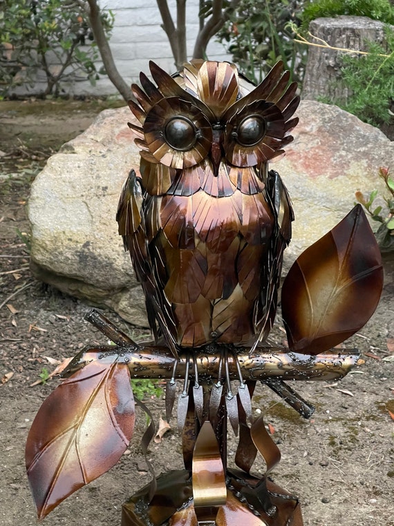 Owl Statue And Wall Art Beautiful Metal Work Indoor Or Outdoor Uk - Metal Owl Wall Art Uk Owl Statue And Wall Art Beautiful Metal Work Indoor Or Outdoor Uk - Metal Owl Wall Art Uk