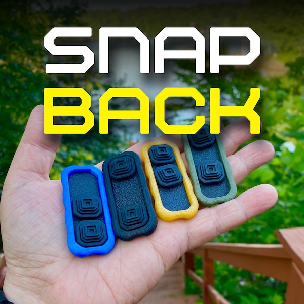 The SnapBack - Haptic Magnetic Fidget Slider, Office Fidget Toy, Edc Gear For Fun, Anxiety & Stress Relief, ADHD Tool trainer