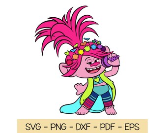 Free Free 187 Trolls Princess Poppy Svg SVG PNG EPS DXF File