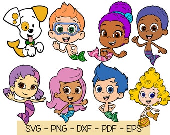 Download Bubble Guppies Svg Etsy