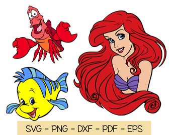 Download Little Mermaid Svg Etsy SVG, PNG, EPS, DXF File