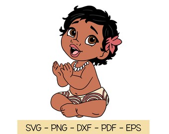 Baby Moana Png Etsy