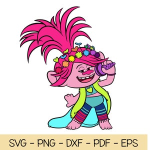 Download Queen Barb Trolls World Tour Svg Queen Barb Svg Dxf Eps Etsy