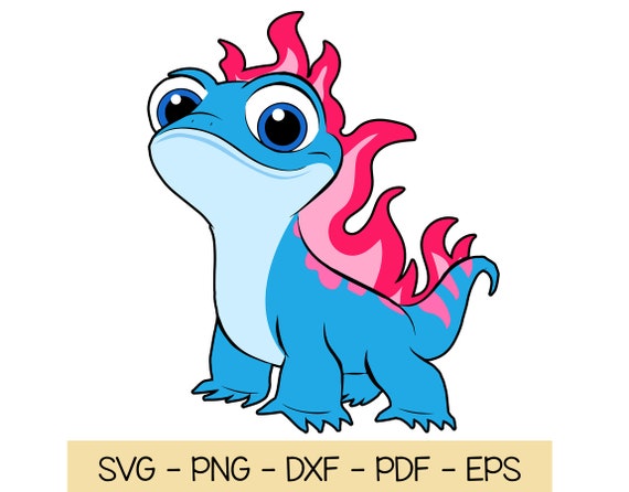 Download Frozen 2 Svg Bruni Flames Svg Disney Digital Download Cricut Etsy