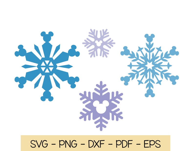 Free Free 188 Mickey Snowflake Svg Free SVG PNG EPS DXF File