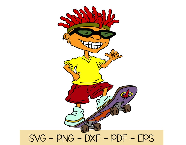 Otto Rocket Power Svg Otto Rocket Power Layered Svg Rocket Etsy