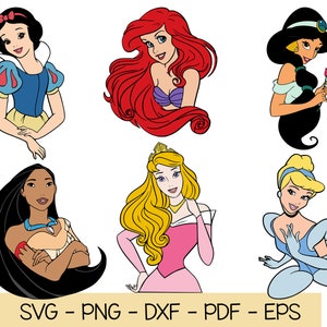 Disney Princess SVG Bundle Layered Svg Disney Trip Svg - Etsy