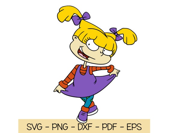 Download Angelica Pickles Rugrats Svg Layered Svg Dxf Pdf Png Eps Etsy