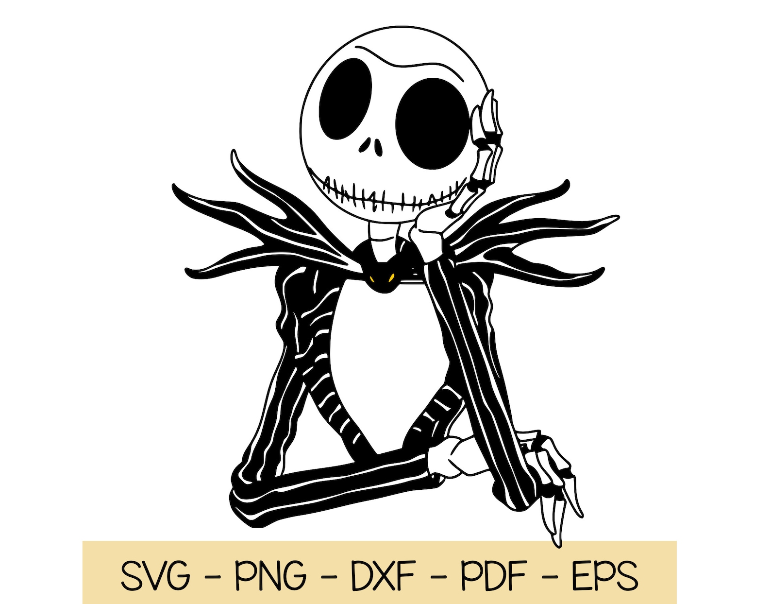 Jack Skellington Svg Lock Shock Barrel Svg Jack and Sally - Etsy