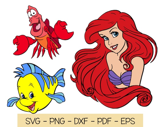 Free Free 294 Little Mermaid Ariel Svg SVG PNG EPS DXF File