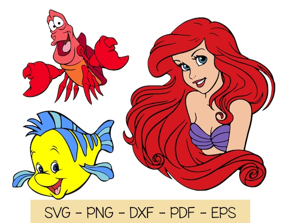 Free Free 304 Clipart Little Mermaid Svg SVG PNG EPS DXF File