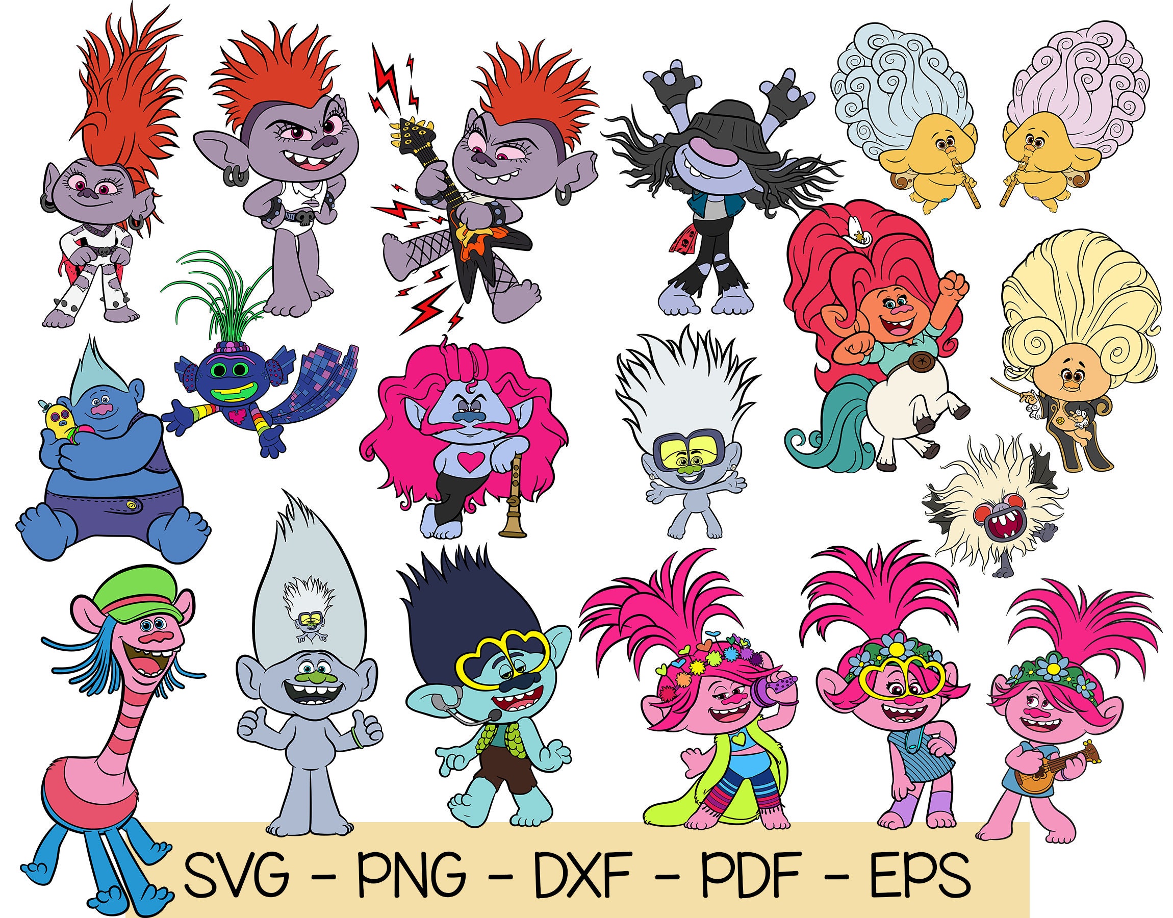 Free Free Queen Barb Trolls Svg 299 SVG PNG EPS DXF File