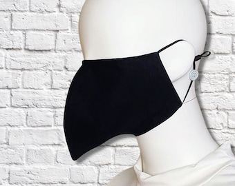 Bird Beak Face Mask - Black