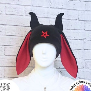 Baphomet Hat with Pentagram - Custom Colors