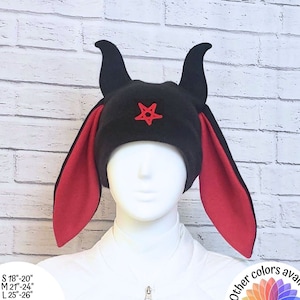 Baphomet Hat with Pentagram - Custom Colors