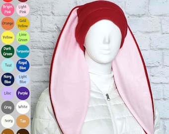 Floppy Bunny Ears Hat - Custom Colors