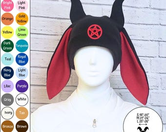 Sombrero de Baphomet con pentáculo - Colores personalizados