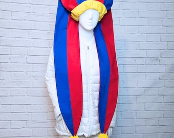 Pomni Jester Hat - Extra Long (cotton)
