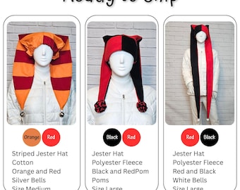 Jester Hat - Ready to Ship