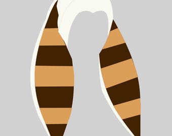 Momo Hat - Floppy Ears - Ivory Brown Tan