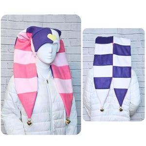 Fizzarolli Hat - Purple White Pink