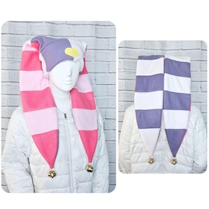 Fizzarolli Hat - Lilac White Pink