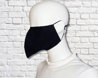 Bird Beak Face Mask - Black