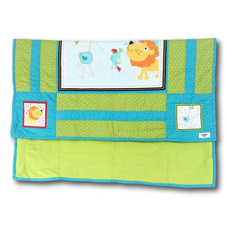 Jungle Animal Quilt // Baby Quilt // Machine Washable Cotton Etsy