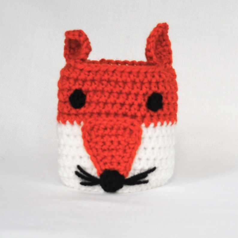 Fox Crochet Cozy Fox Coffee Cozy Mug Cozy Coffee Cozies Drink Cozy Fox Cozy Coffee Sleeve Beverage Warmer image 1