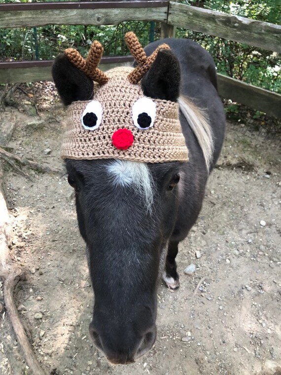 Horse Bonnet Horse Reindeer Hat Horse 